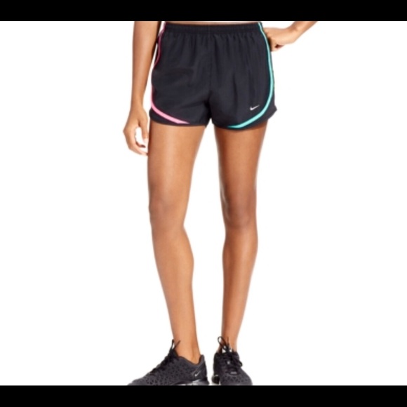 S Nike Tempo Running Shorts Black Blue 